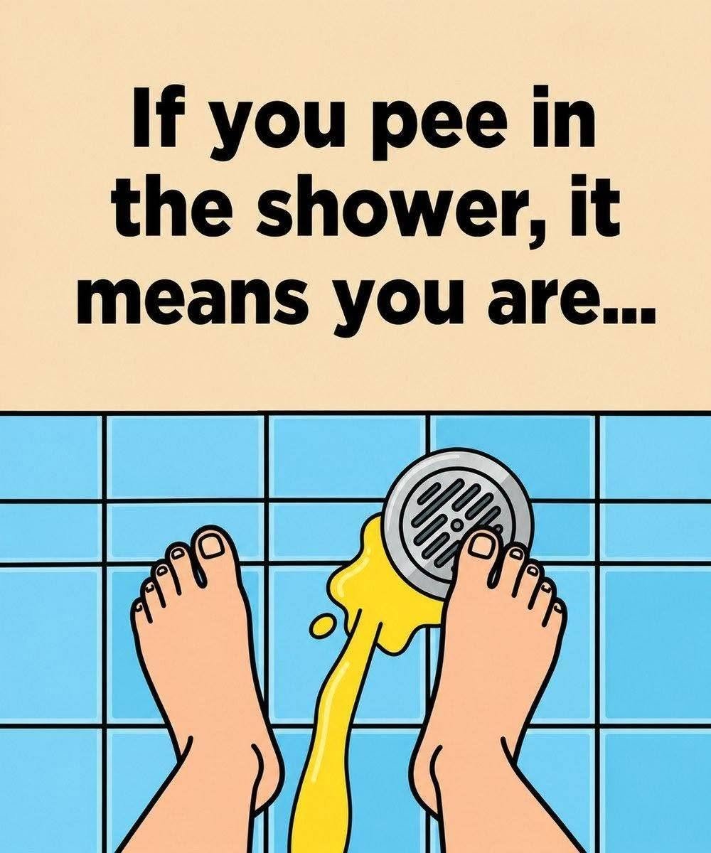 What Really Happens When You Urinate in the Shower