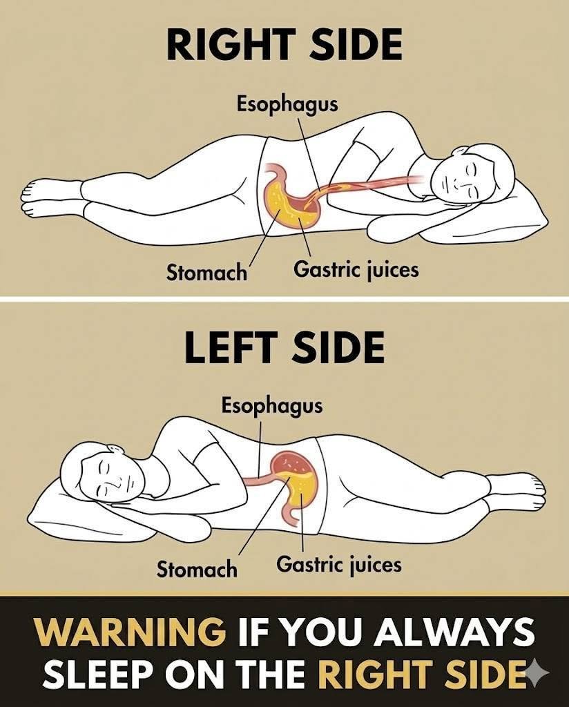People Who Prefer Sleeping on Their Right Side May Want to Pay Attention to This