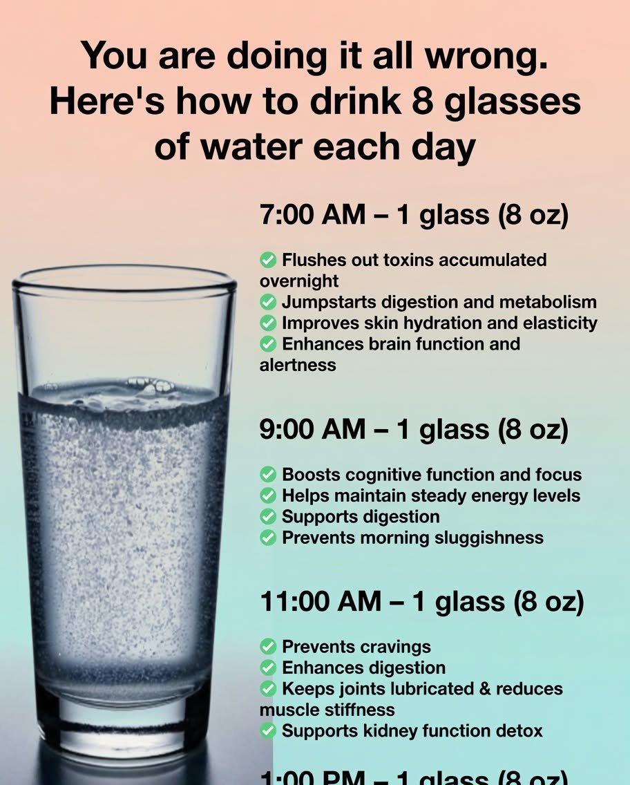 Think You’re Drinking Enough Water? Here’s How to Easily Reach 8 Glasses Daily