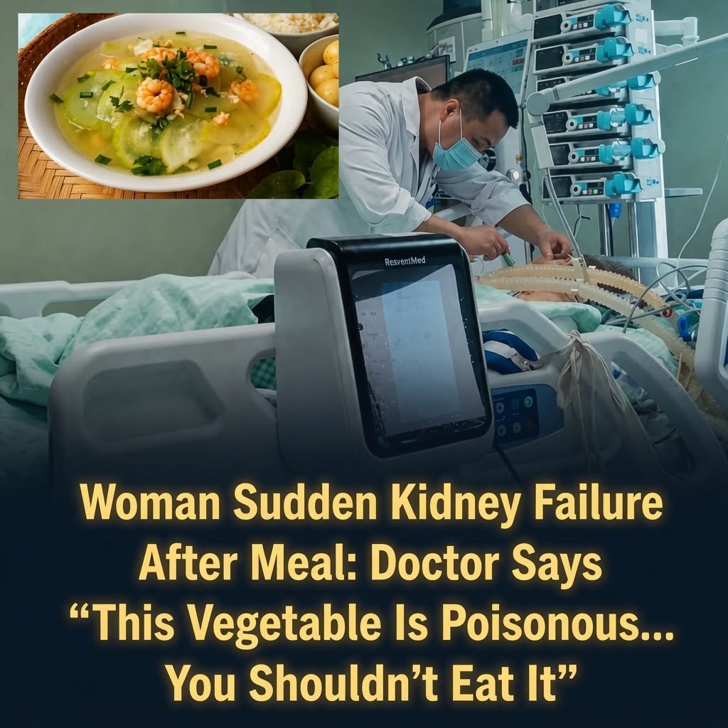 Woman Suffers Sudden Kidney Failure After a Meal — Is This Vegetable Really “Poisonous”?
