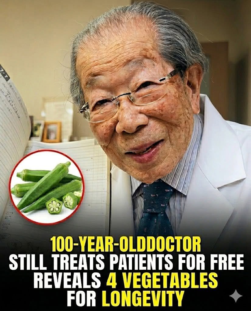 100-Year-Old Doctor Who Still Treats Patients for Free Reveals 4 Vegetables He Eats for Longevity