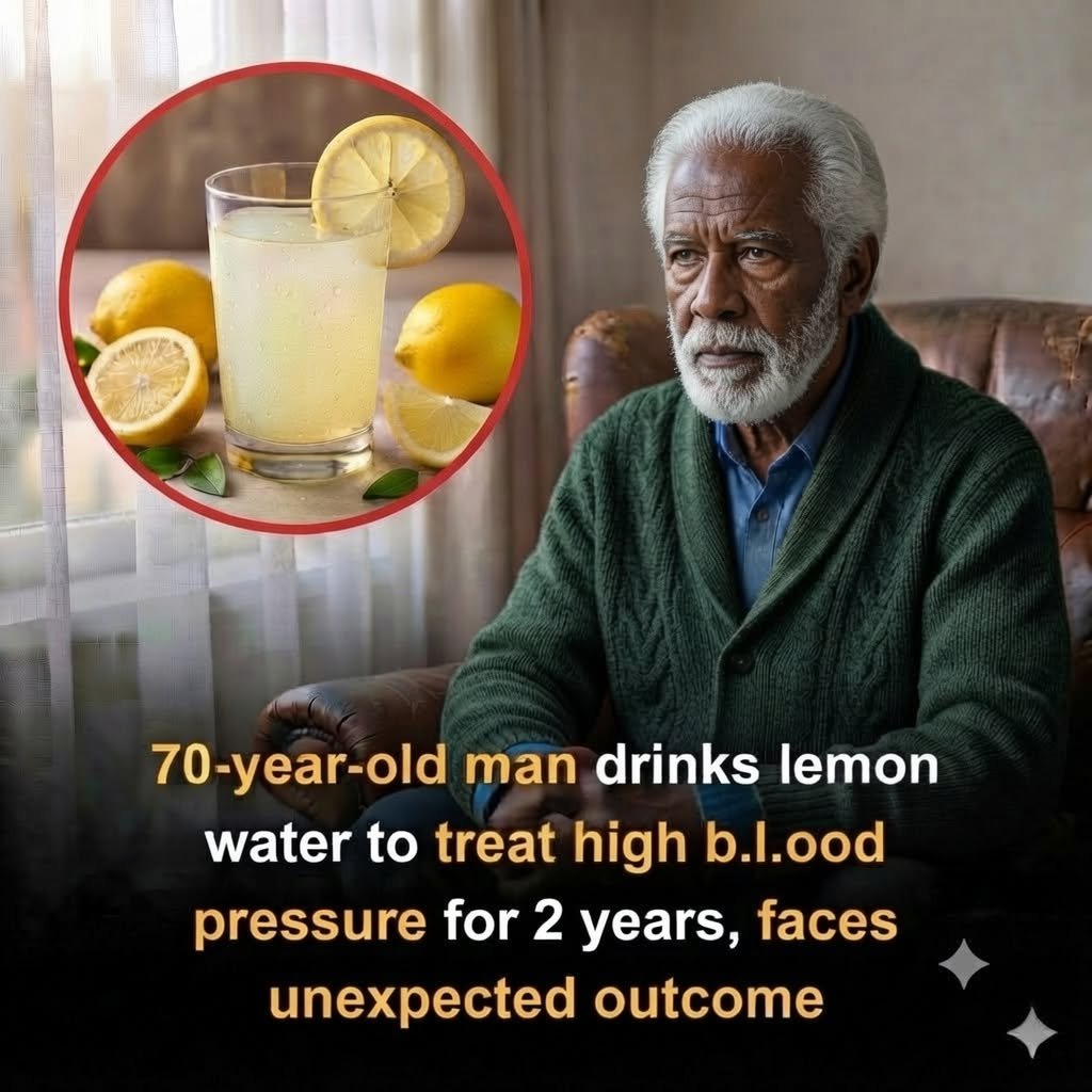 He Believed Lemon Water Would Help His Blood Pressure — What Happened After Two Years May Surprise You