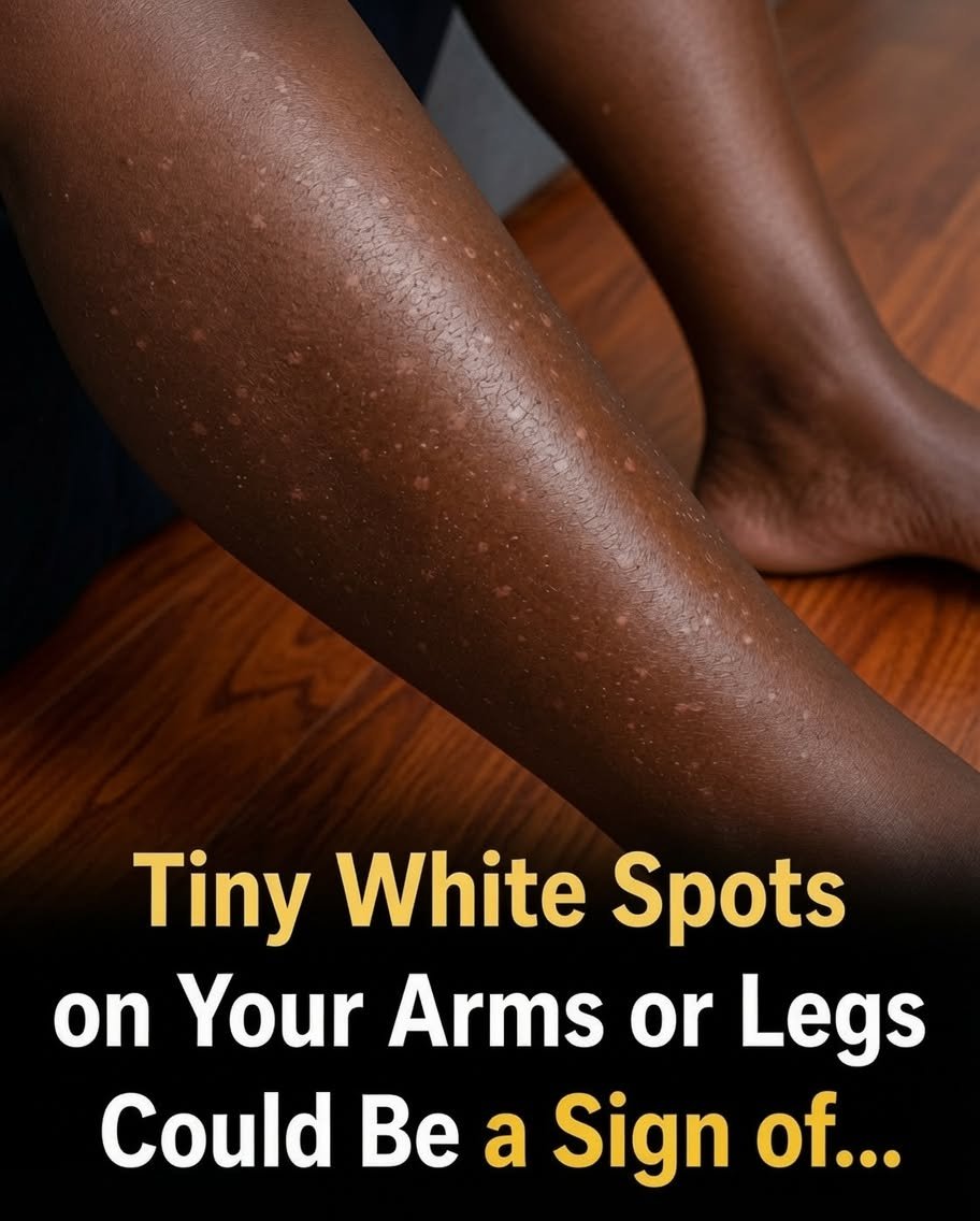 Tiny White Spots on Your Arms or Legs Could Be a Sign of…