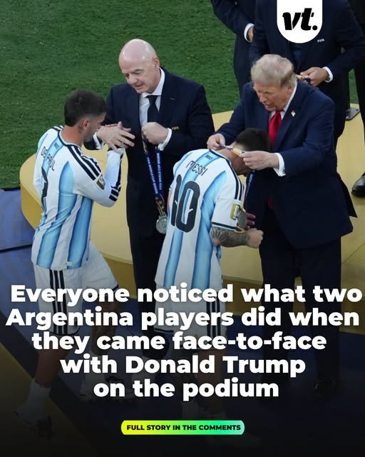 The Two Argentina Players Who Refused to Shake Donald Trump’s Hand