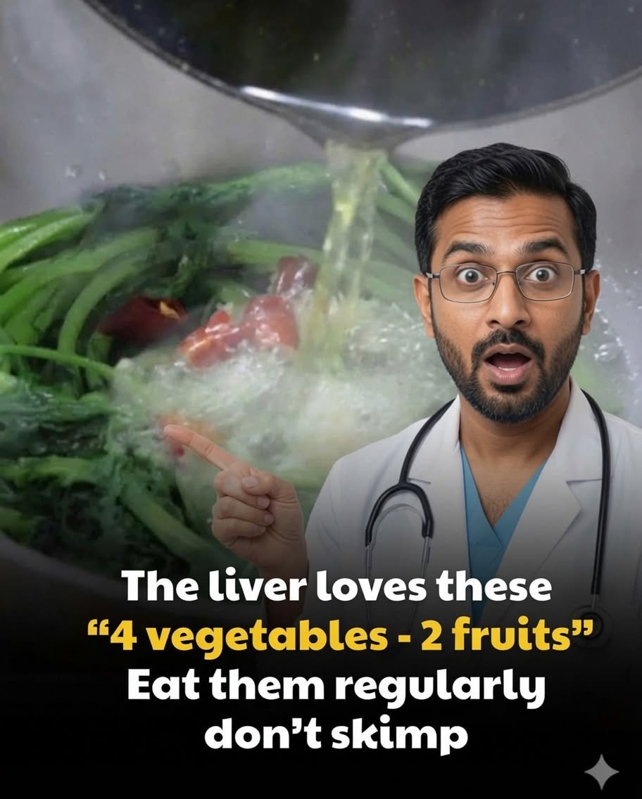 Support Your Liver Health by Adding These 4 Vegetables and 2 Fruits to Your Daily Diet