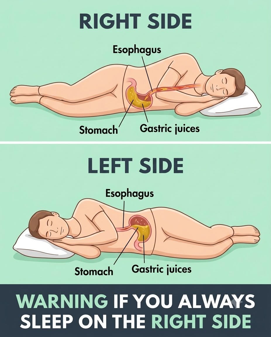 Sleeping on Your Right Side Every Night? Here’s What It Could Mean for Your Body