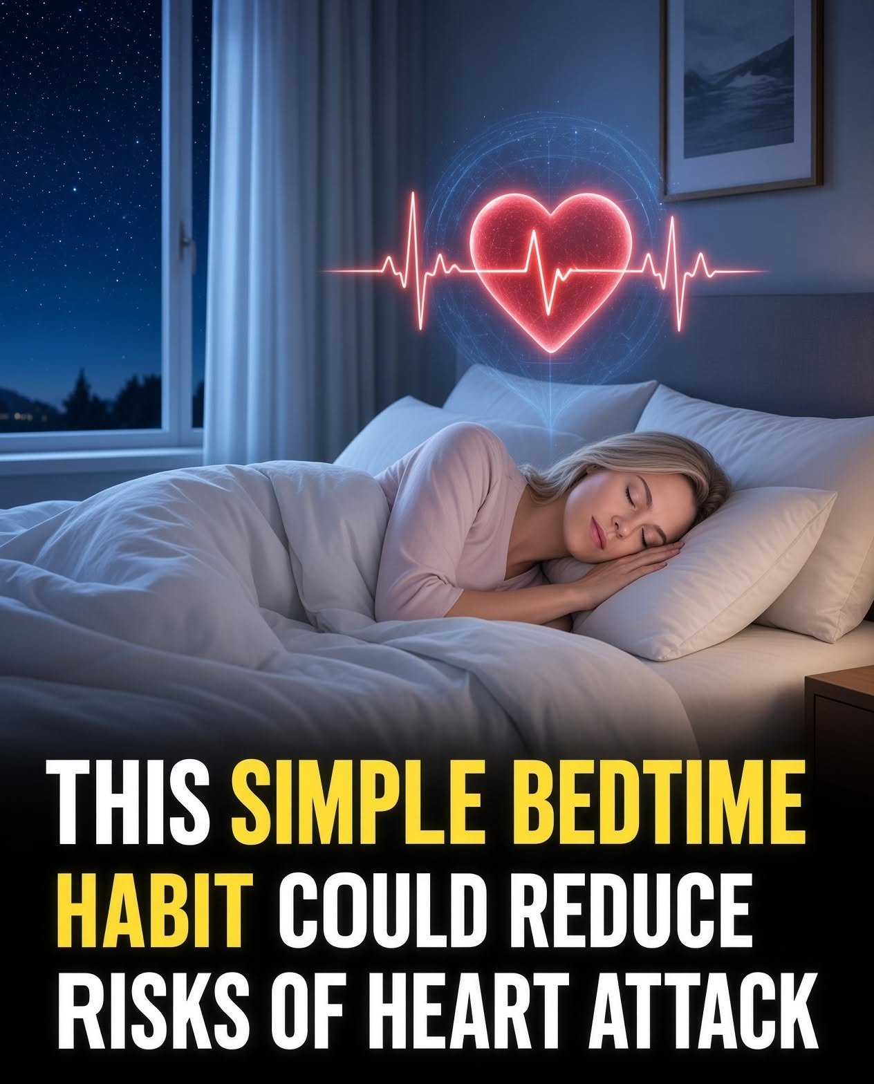 Doing This Simple Thing Before Sleep May Decrease Your Risk of Heart Attack