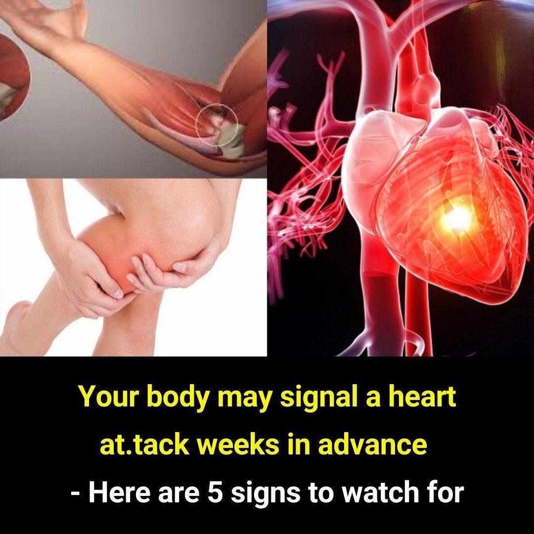 Your Body Could Send These 5 Heart Attack Warning Signs Weeks Earlier