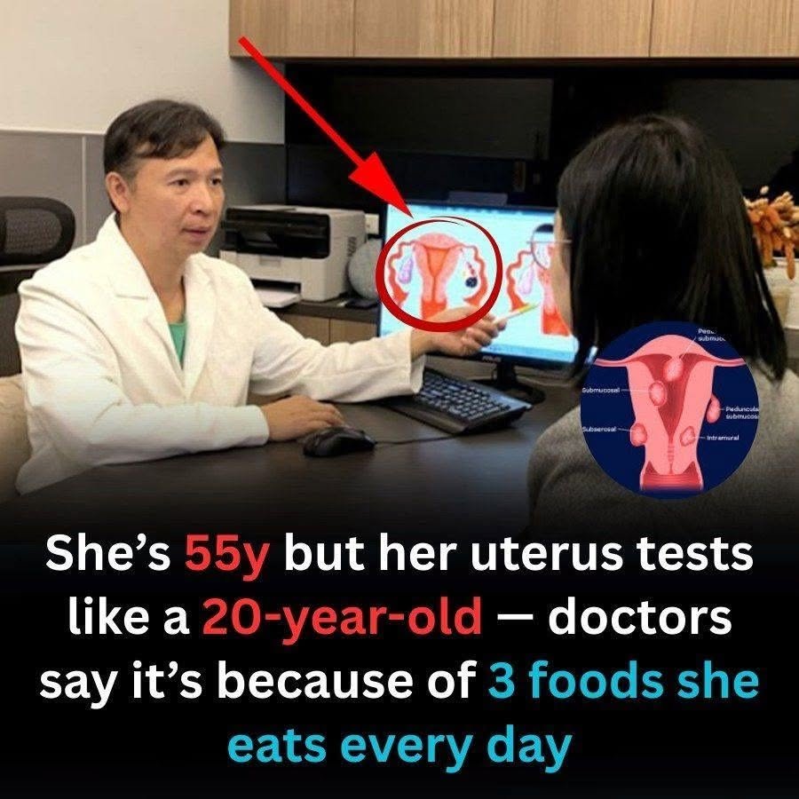 55-Year-Old Woman Has a “Young” Uterus and Glowing Skin? What 3 Foods Can Really Do