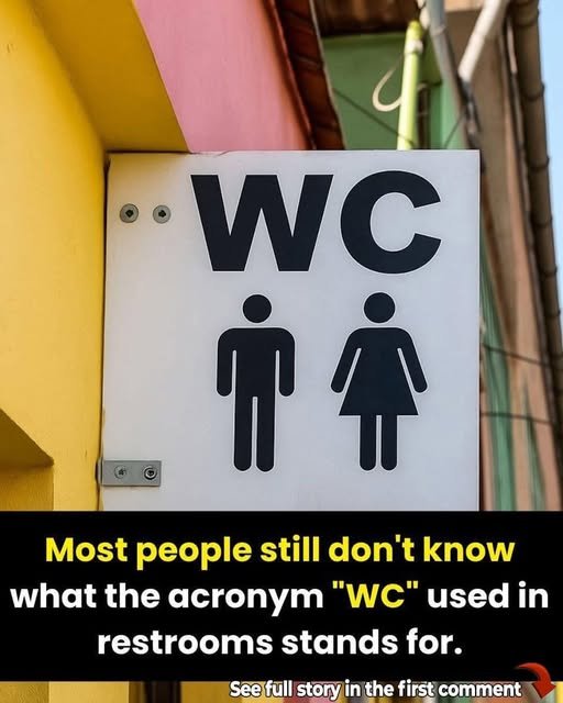 Historical Etymology: The Origins of the “WC” Restroom Sign